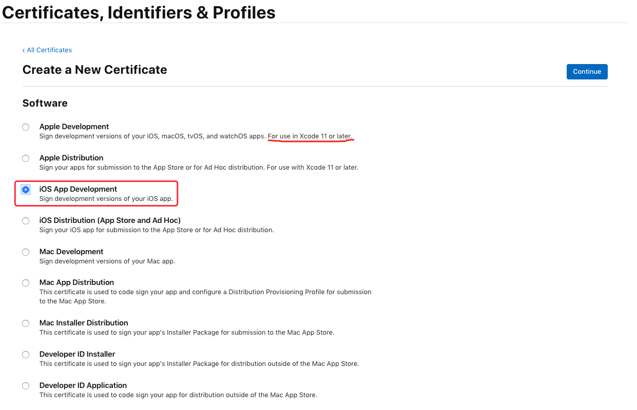 【IOS】iOS证书(.p12)和描述文件(.mobileprovision)申请